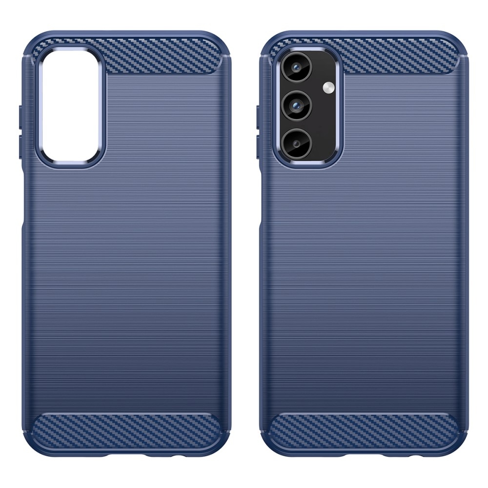 Carbon odolný gelový obal na Samsung Galaxy A15 4G/5G - modrý
