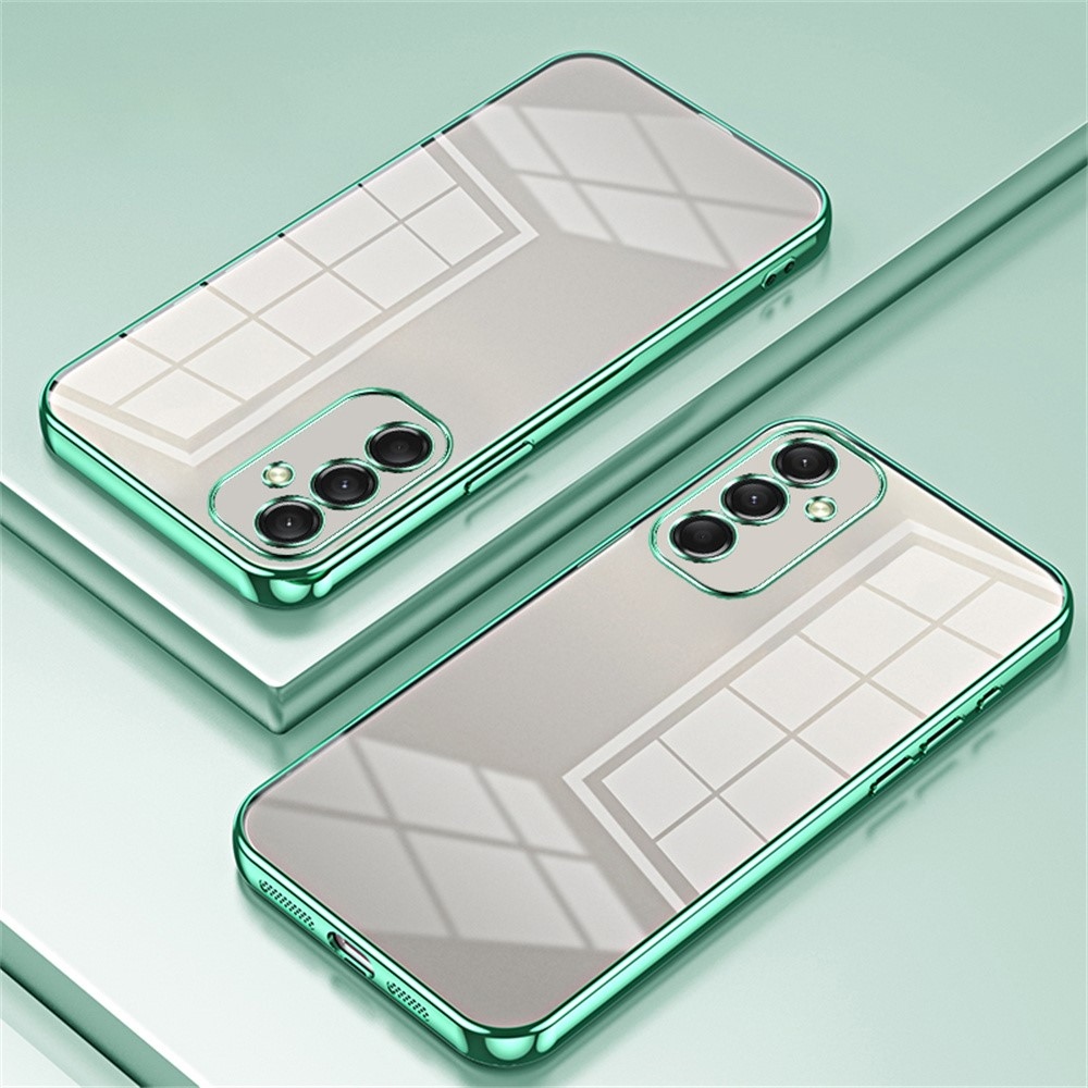 Cut gelový třpytivý obal na Samsung Galaxy A16 4G/5G - zelený