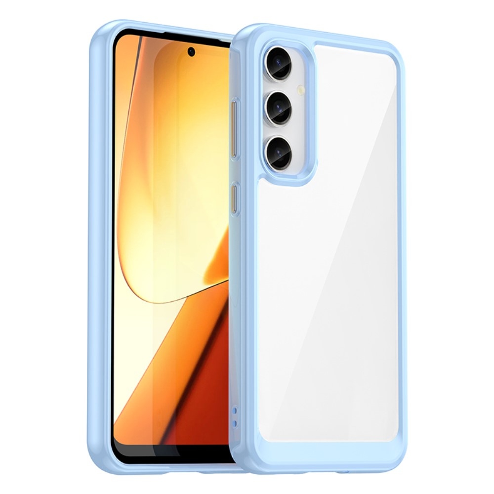 Gelový obal s pevnými zády na Samsung Galaxy S23 FE - modrý