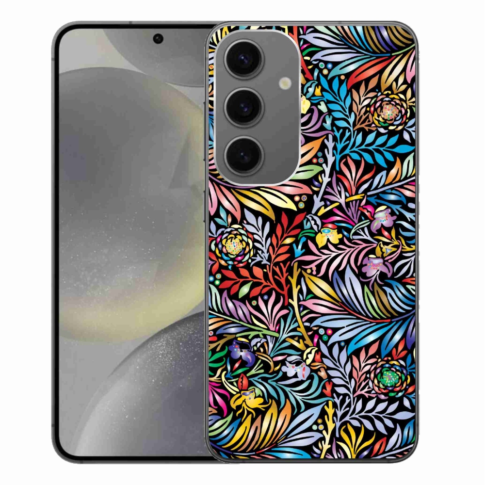Gelový kryt mmCase na Samsung Galaxy S24+ - květiny 5