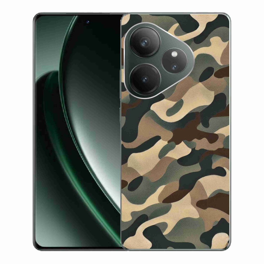 Gelový kryt mmCase na Realme GT 6 5G/GT 6T 5G - maskáčový vzor 11