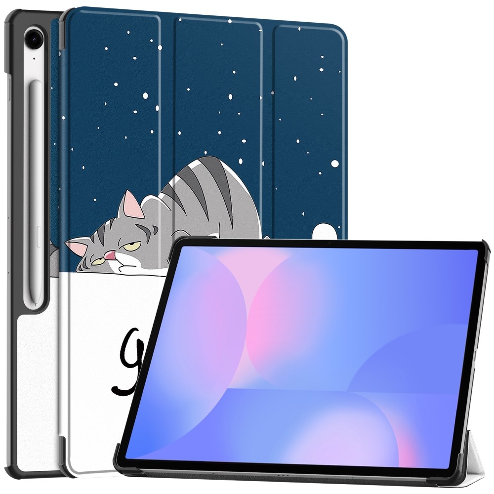 Patte chytré zavírací pouzdro na Samsung Galaxy Tab S10 FE+ - kočka