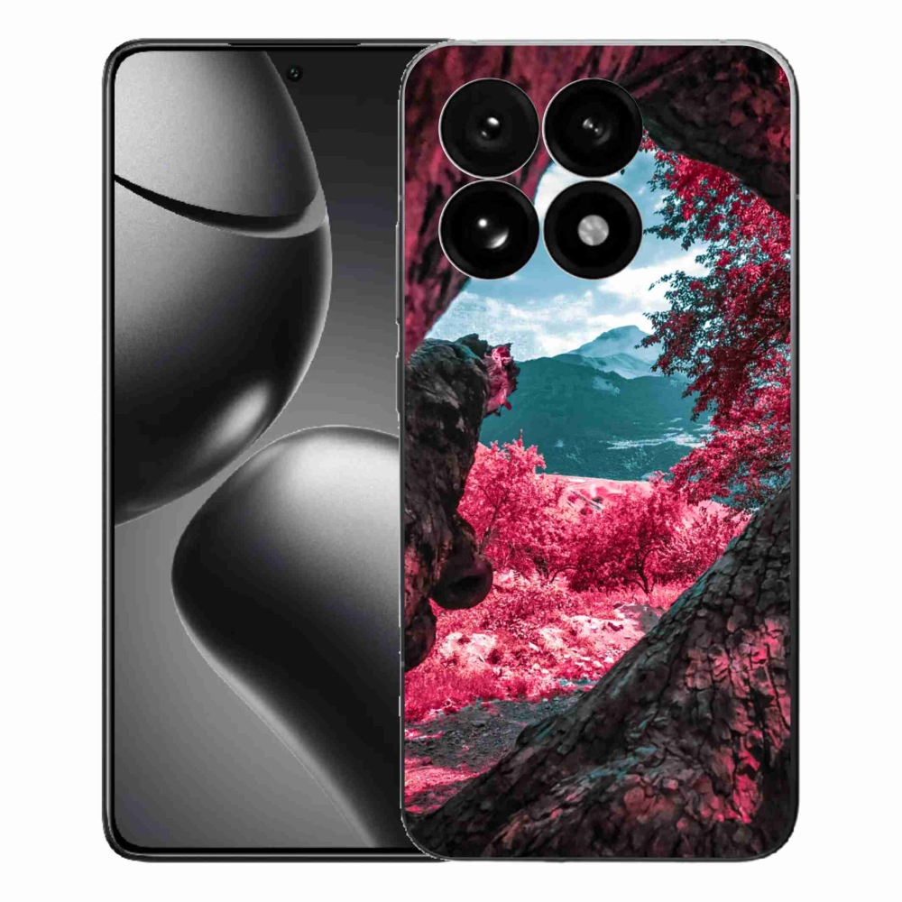 Gelový kryt mmCase na Xiaomi 15T - výhled na hory