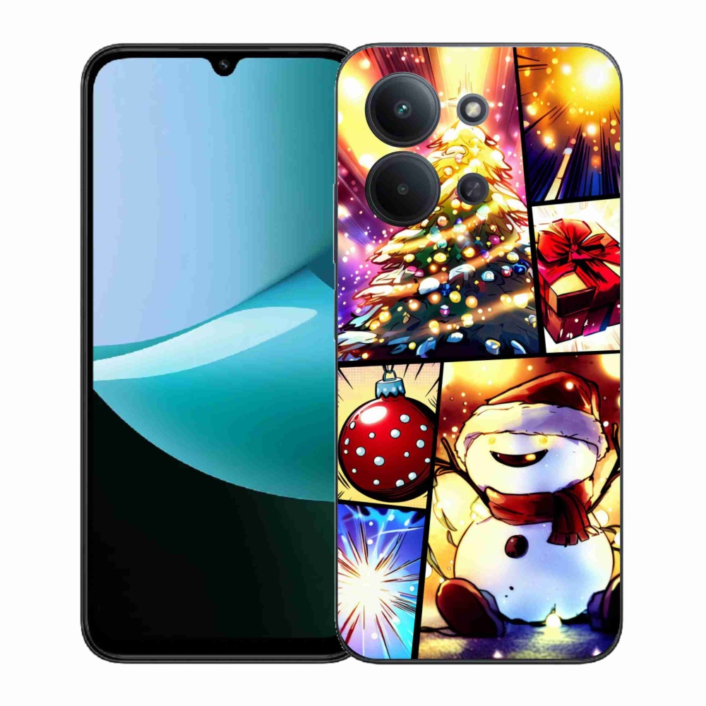 Gelový kryt mmCase na Xiaomi Redmi 15C 4G (171mm)/Poco C85 4G (171mm) - vánoční motivy 1