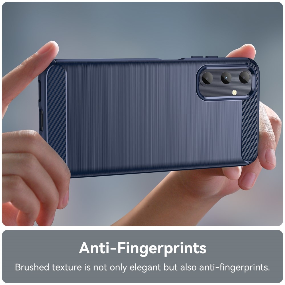 Carbon odolný gelový obal na Samsung Galaxy A05s - modrý