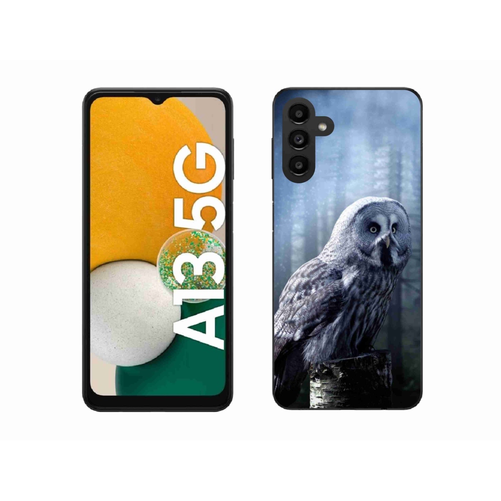 Gelový kryt mmCase na Samsung Galaxy A13 5G - sova