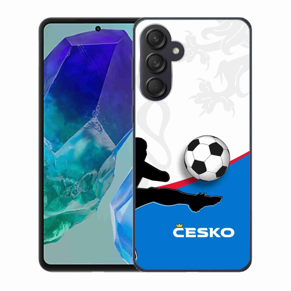 Gelový kryt mmCase na Samsung Galaxy M55 5G - fotbal Česko 3