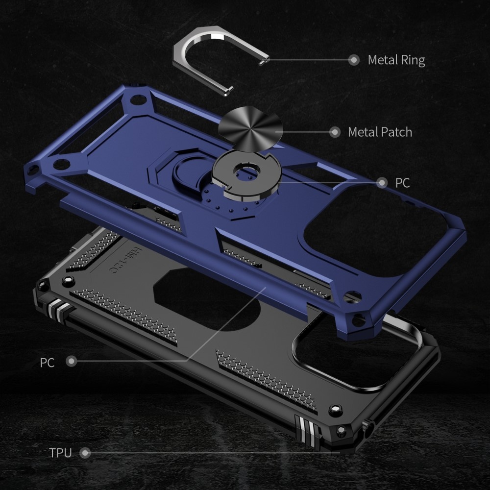 Ring odolný kryt na Xiaomi Redmi 12C - modrý