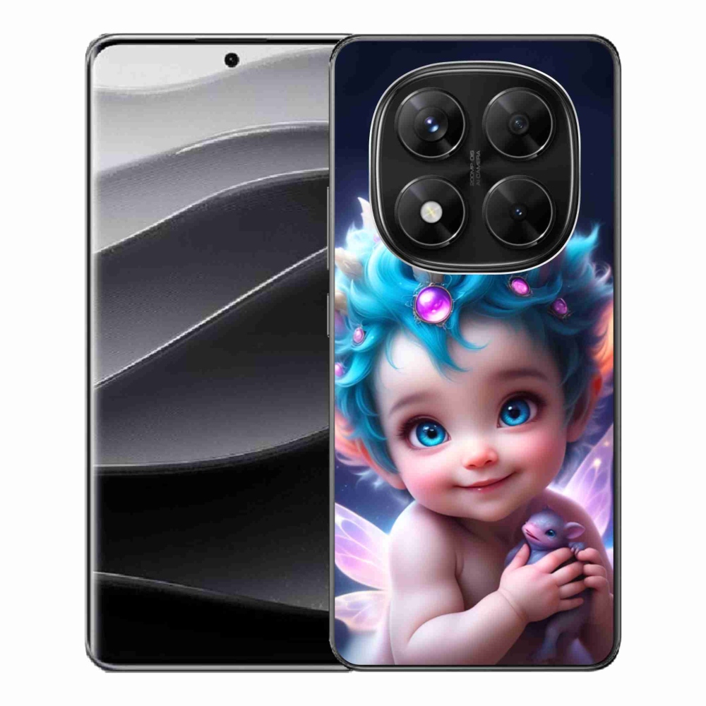 Gelový kryt mmCase na Xiaomi Redmi Note 14 Pro 5G/Poco X7 5G - dítě s motýlími křídly