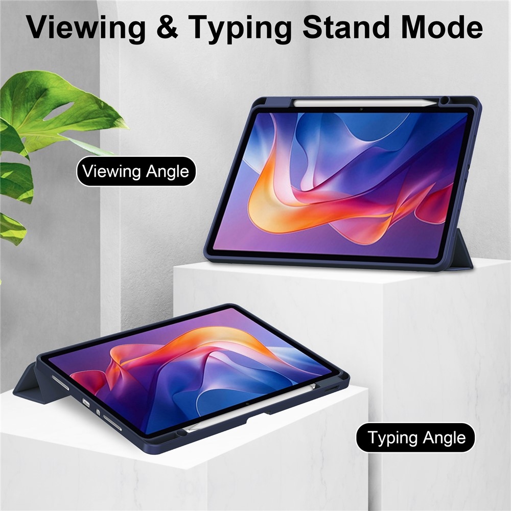 Case chytré zavírací pouzdro na tablet Xiaomi Redmi Pad 2 - tmavěmodré