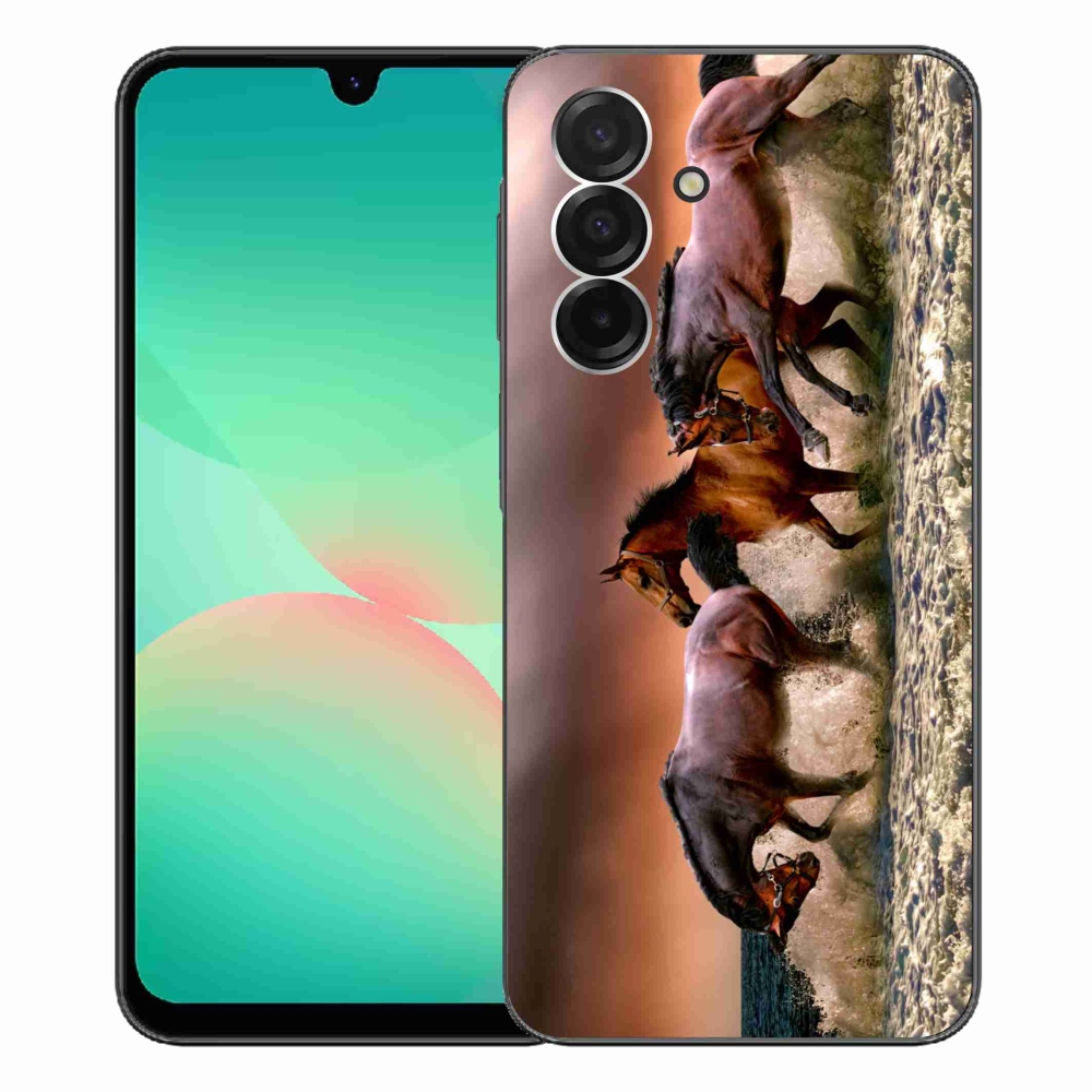 Gelový kryt mmCase na Samsung Galaxy A26 5G - koně 1
