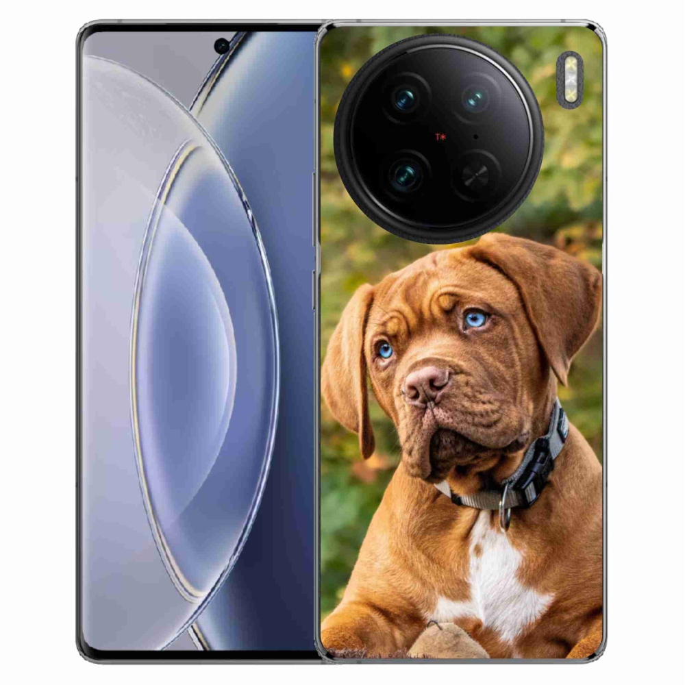 Gelový kryt mmCase na Vivo X90 Pro - štěně 