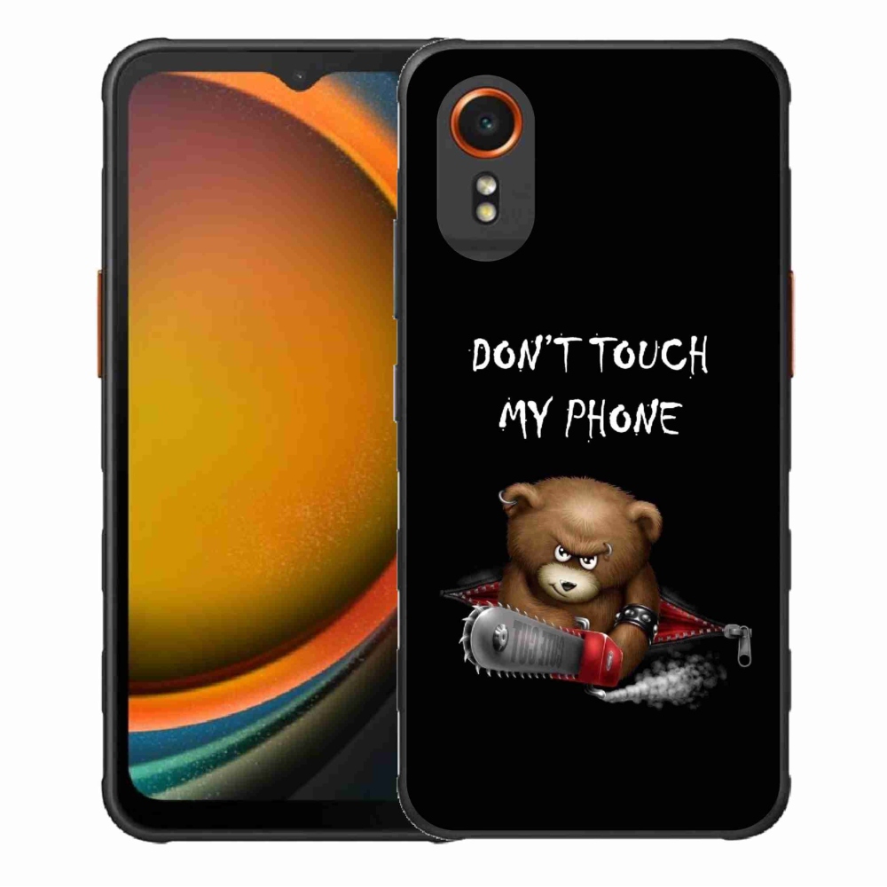 Gelový kryt mmCase na Samsung Galaxy Xcover 7 - nesahej na telefon