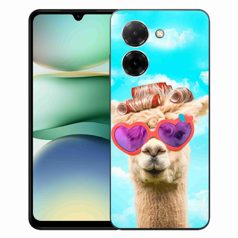 Gelový kryt mmCase na Xiaomi Redmi A5 (171.7x77.8x8.3mm) - lama s brýlemi