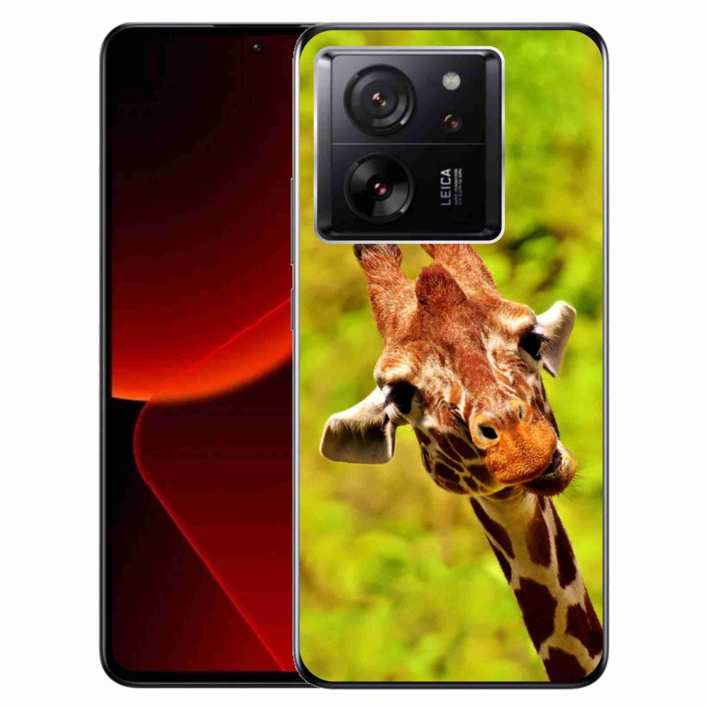 Gelový kryt mmCase na Xiaomi 13T/13T Pro - žirafa