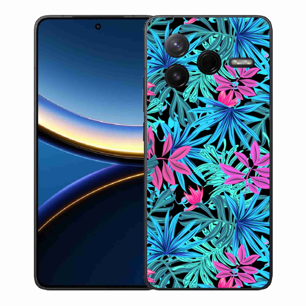 Gelový kryt mmCase na Xiaomi Poco F7 Pro - květiny 3