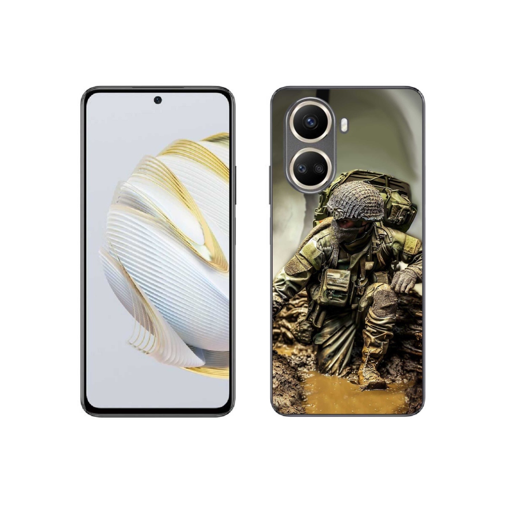 Gelový kryt mmCase na Huawei Nova 10 SE - voják