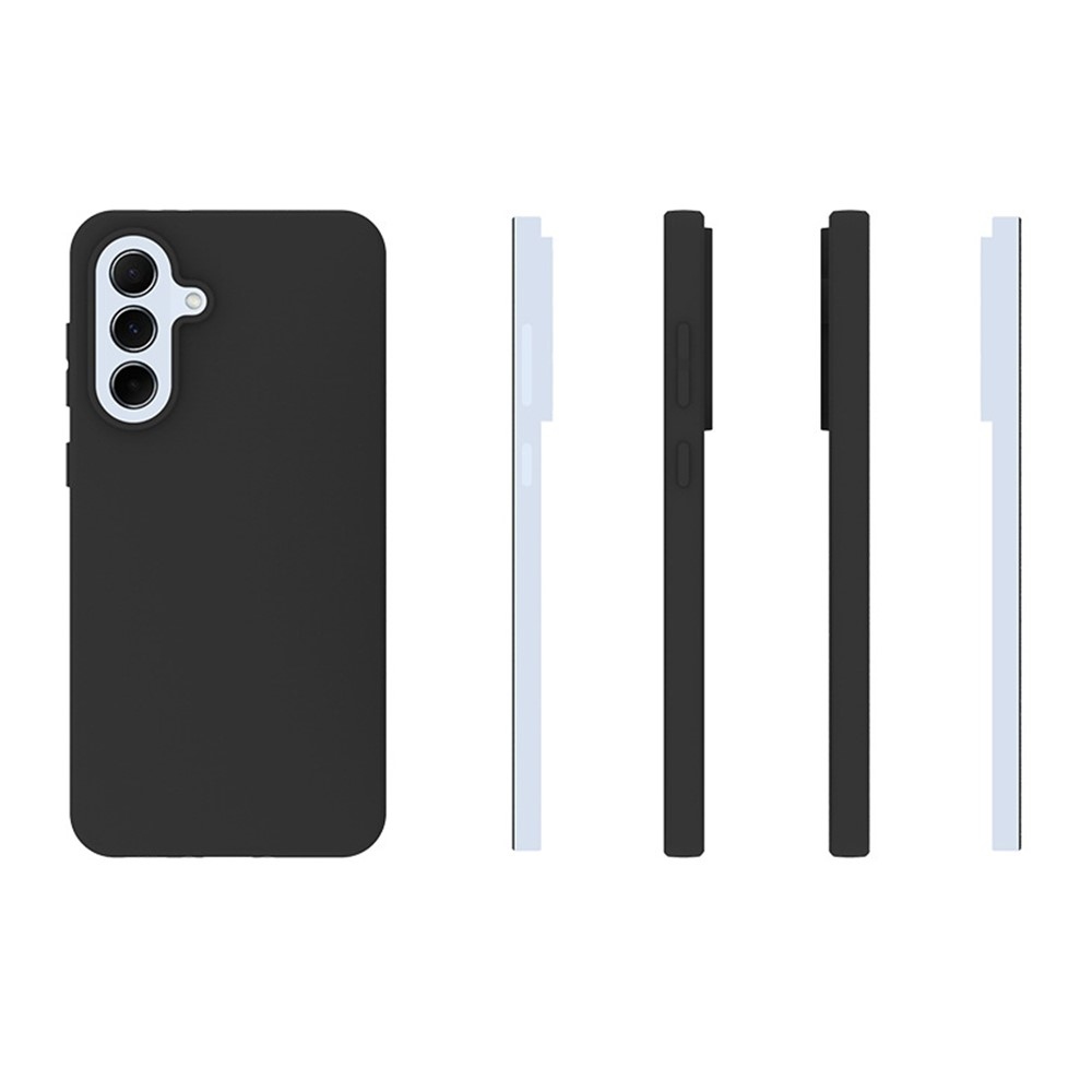 Matný gelový obal na Samsung Galaxy A56 5G - černý