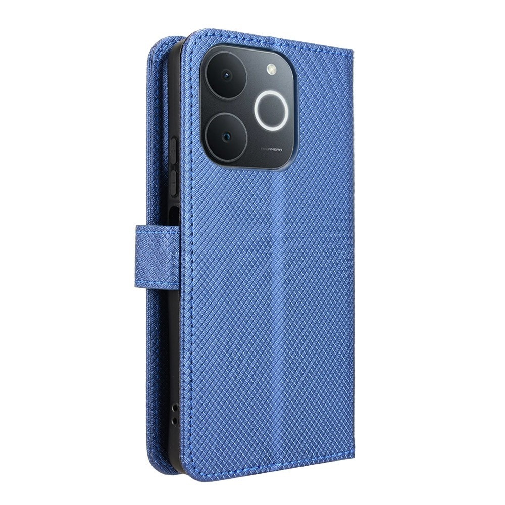 Diamond knížkové pouzdro na Realme Note 70T - modré