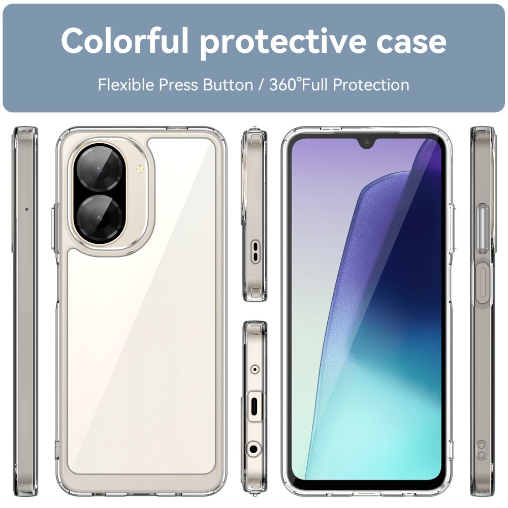 Gelový obal s pevnými zády na Xiaomi Redmi A5 (173.45x79.35x8.45mm) - průhledný