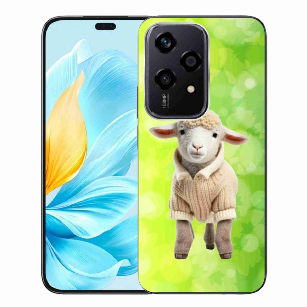 Gelový kryt mmCase na Honor 200 Lite 5G - jehně ve svetru