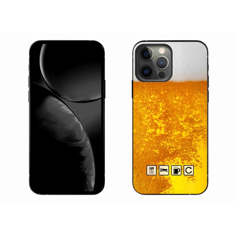 Gelový kryt mmCase na iPhone 13 Pro Max 6.7 - pivní motiv 3
