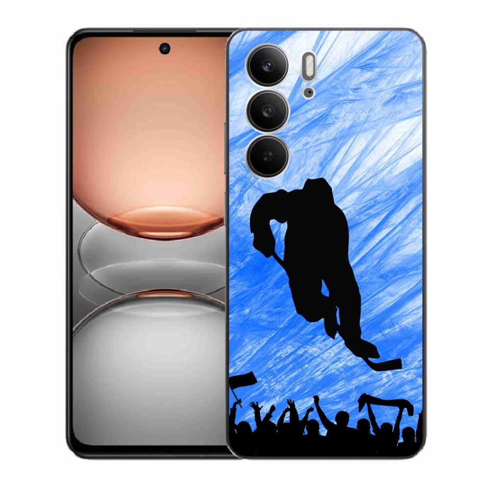 Gelový kryt mmCase na Realme C75 - hokejový hráč