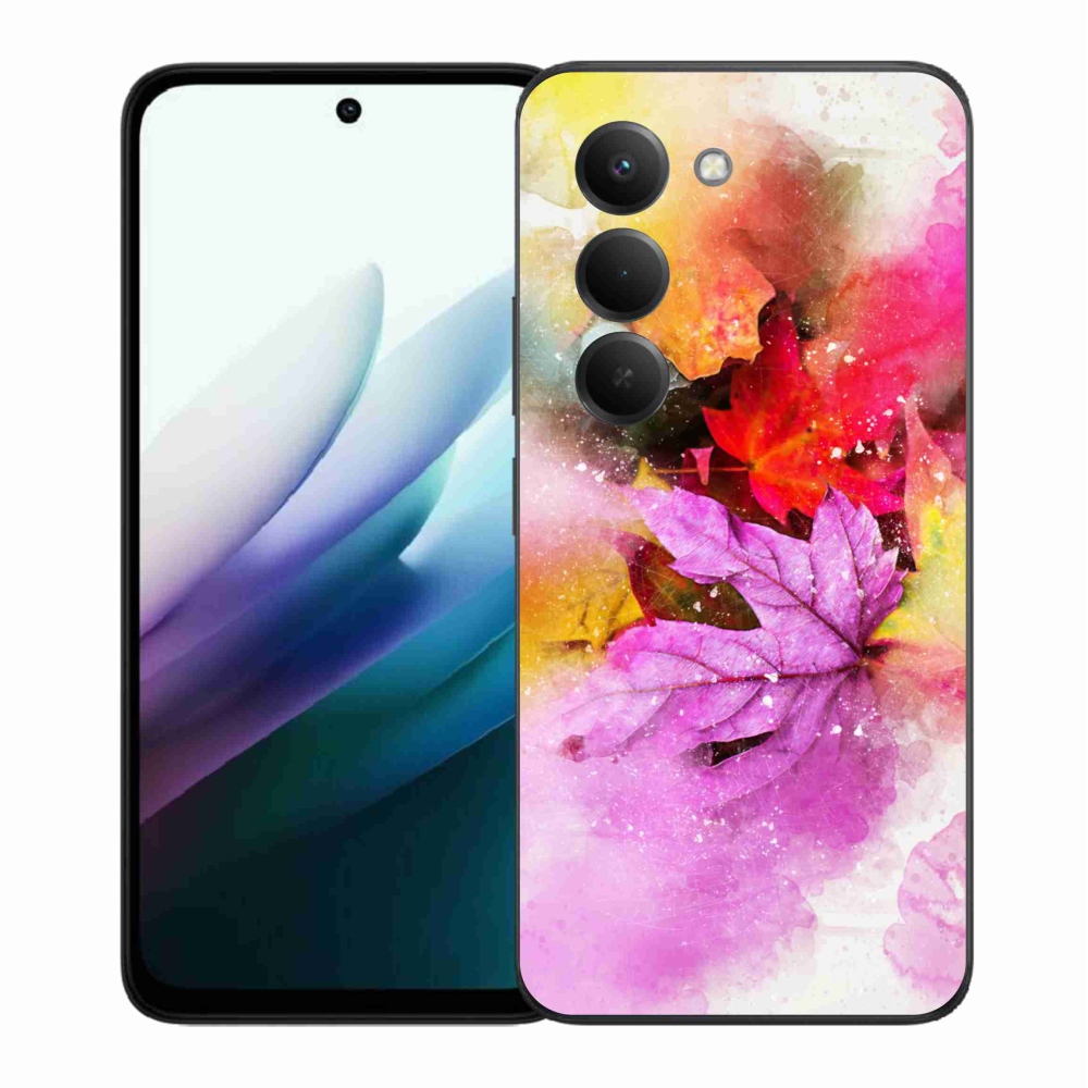 Gelový kryt mmCase na Xiaomi Redmi 15 4G/5G (171mm) - barevné listy