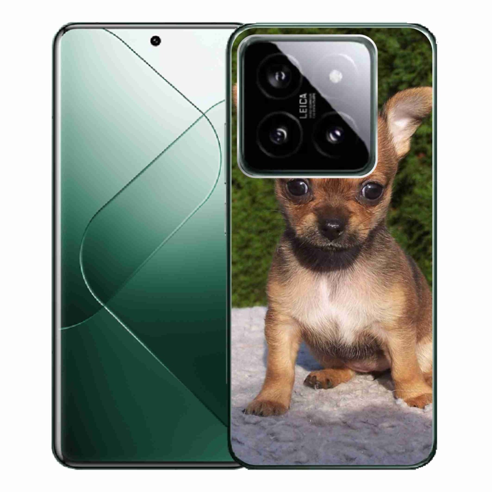 Gelový obal mmCase na Xiaomi 14 Pro - čivava 3
