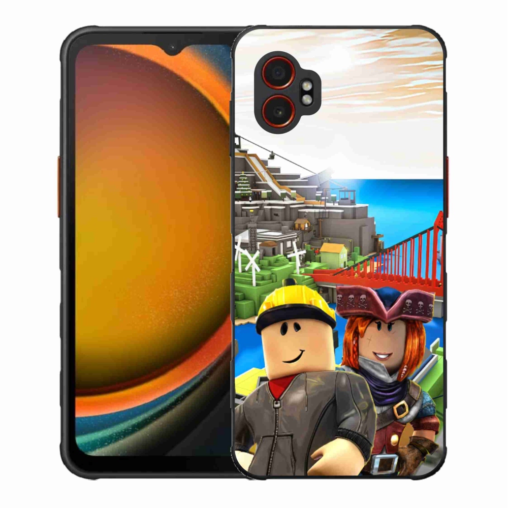 Gelový kryt mmCase na Samsung Galaxy Xcover 7 Pro - roblox 1