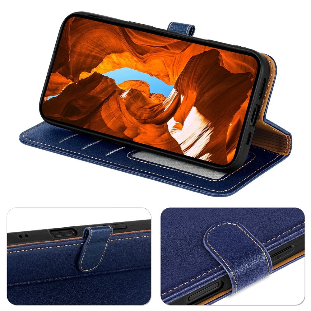 Clasp knížkové pouzdro na Xiaomi Redmi 15 5G - modré