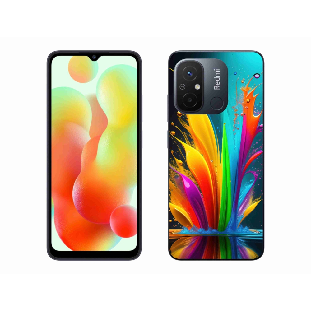 Gelový kryt mmCase na Xiaomi Redmi 12C - abstraktní motiv 1