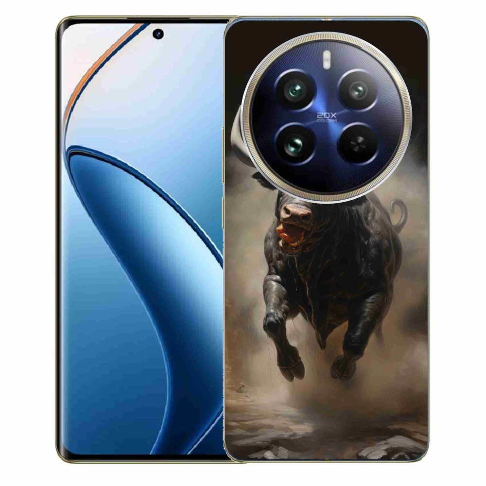 Gelový kryt mmCase na Realme 12 Pro 5G/12 Pro+ 5G - rozzuřený býk