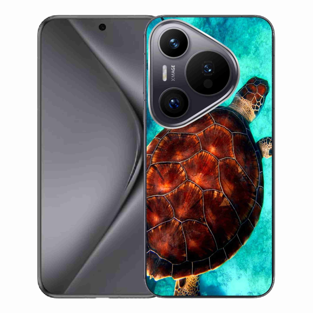 Gelový kryt mmCase na Huawei Pura 70 Pro - želva