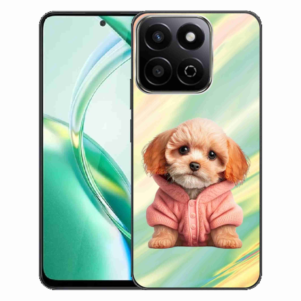 Gelový kryt mmCase na Honor 200 Smart 5G - štěně ve svetru