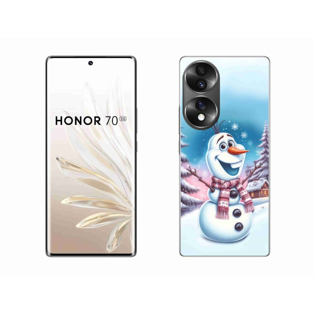 Gelový kryt mmCase na Honor 70 - ledové království