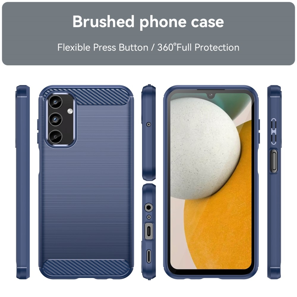 Carbon odolný gelový obal na Samsung Galaxy A15 4G/5G - modrý