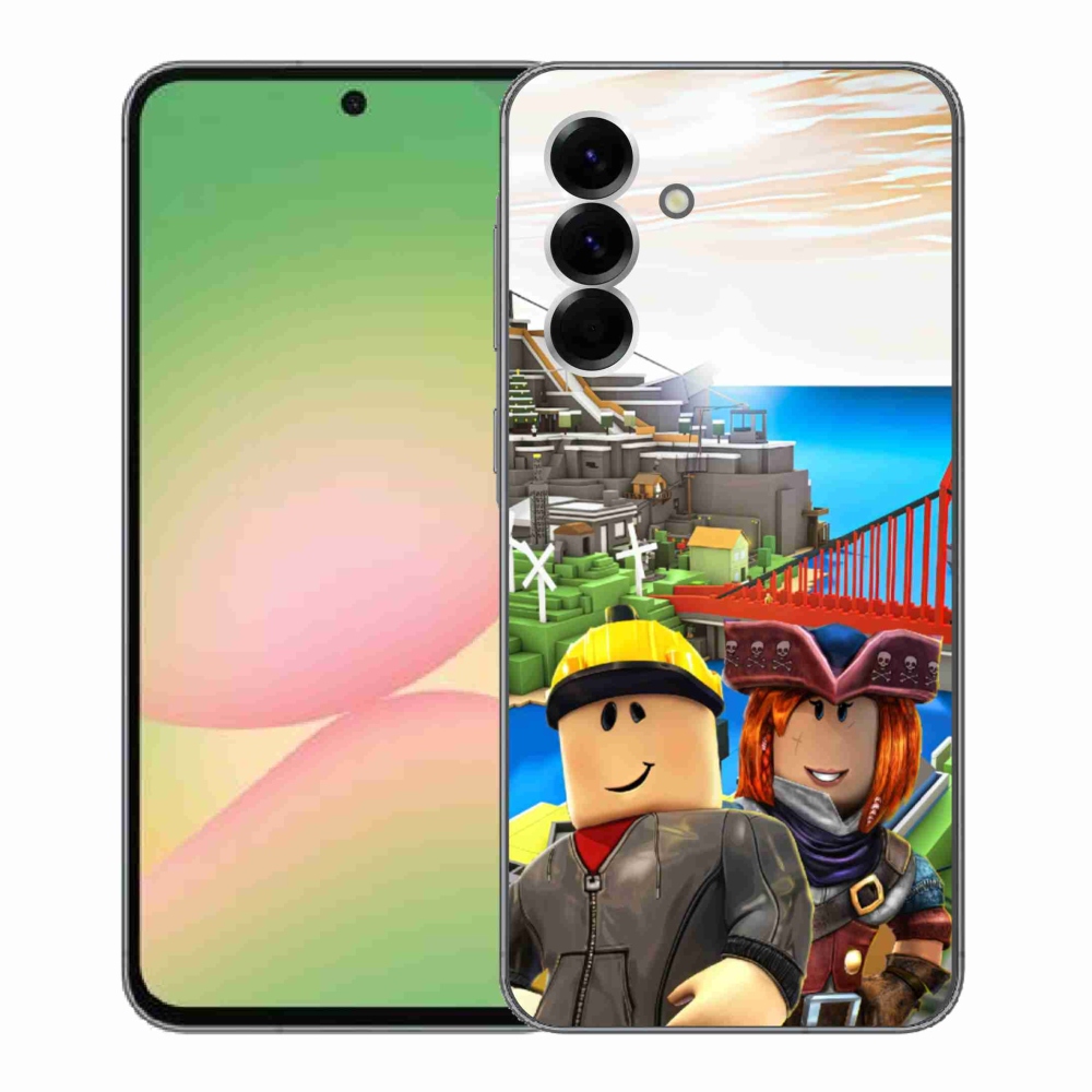 Gelový kryt mmCase na Samsung Galaxy A56 5G - roblox 1