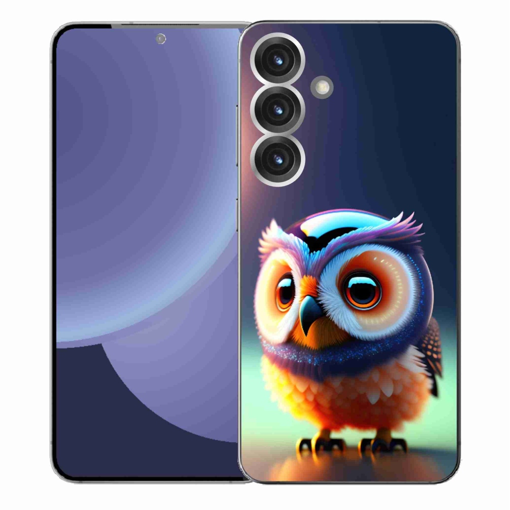 Gelový kryt mmCase na Samsung Galaxy S25+ - sovička