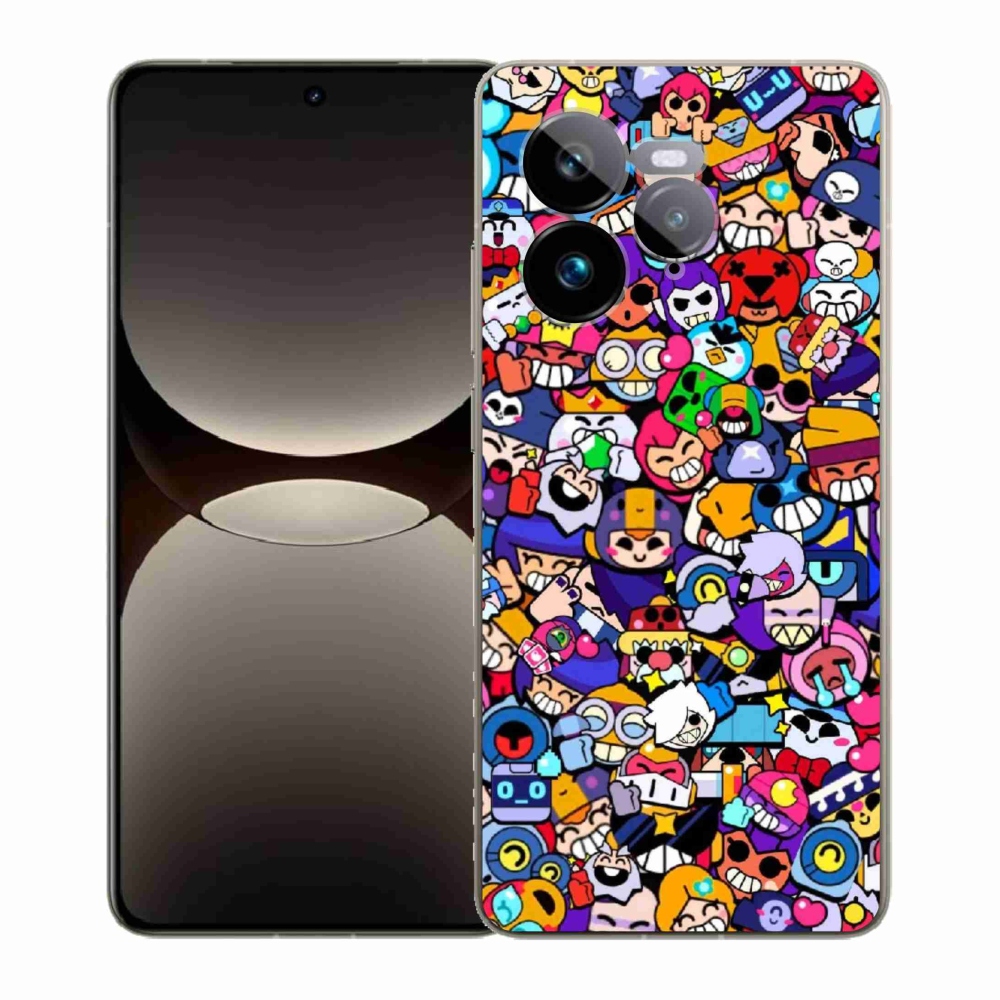 Gelový kryt mmCase na Realme GT 7 Pro 5G - brawl stars 2