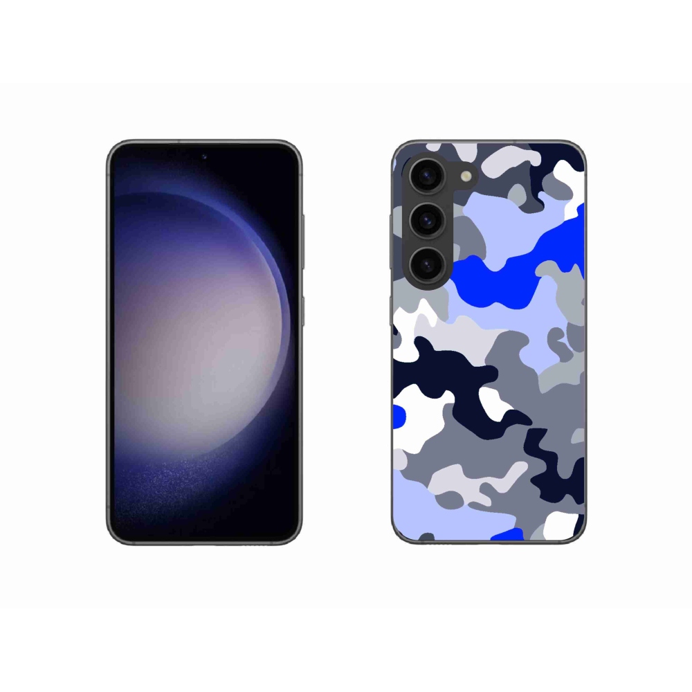 Gelový kryt mmCase na Samsung Galaxy S23 5G - maskáčový vzor 8