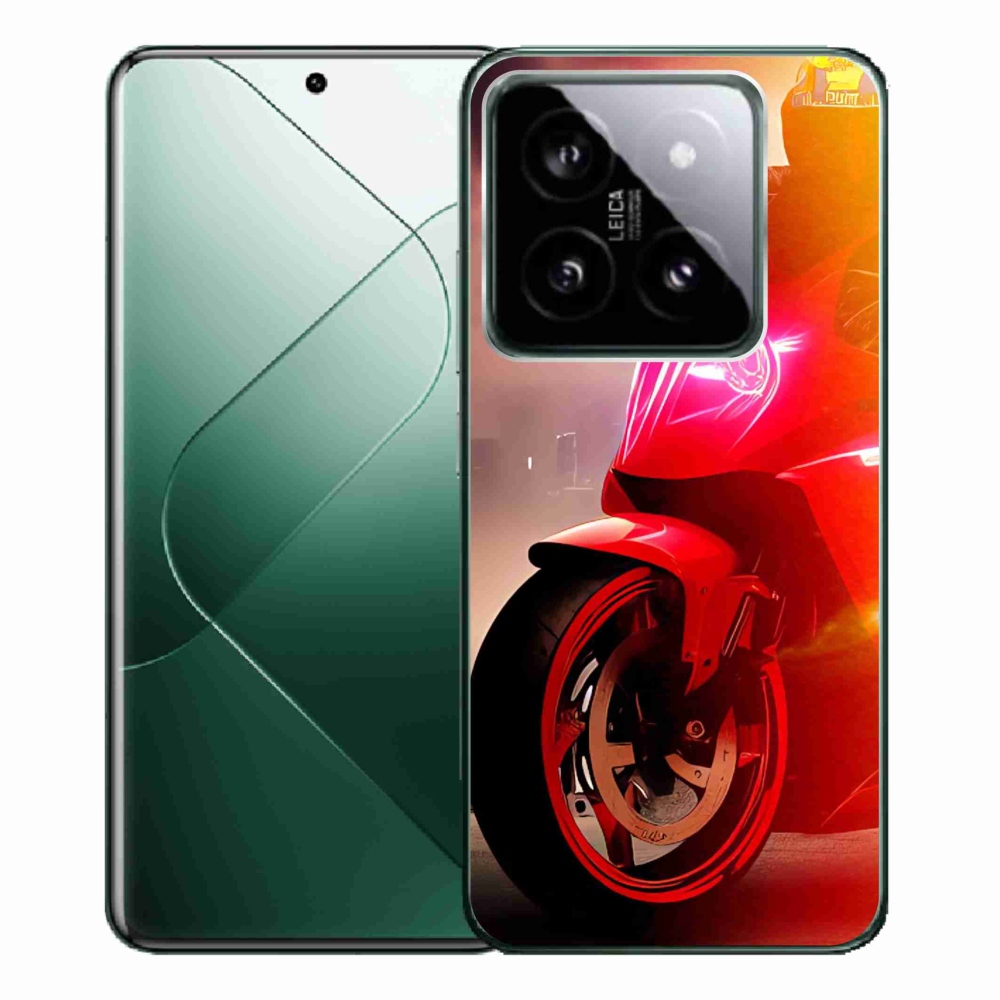 Gelový kryt mmCase na Xiaomi 14 Pro - motorka