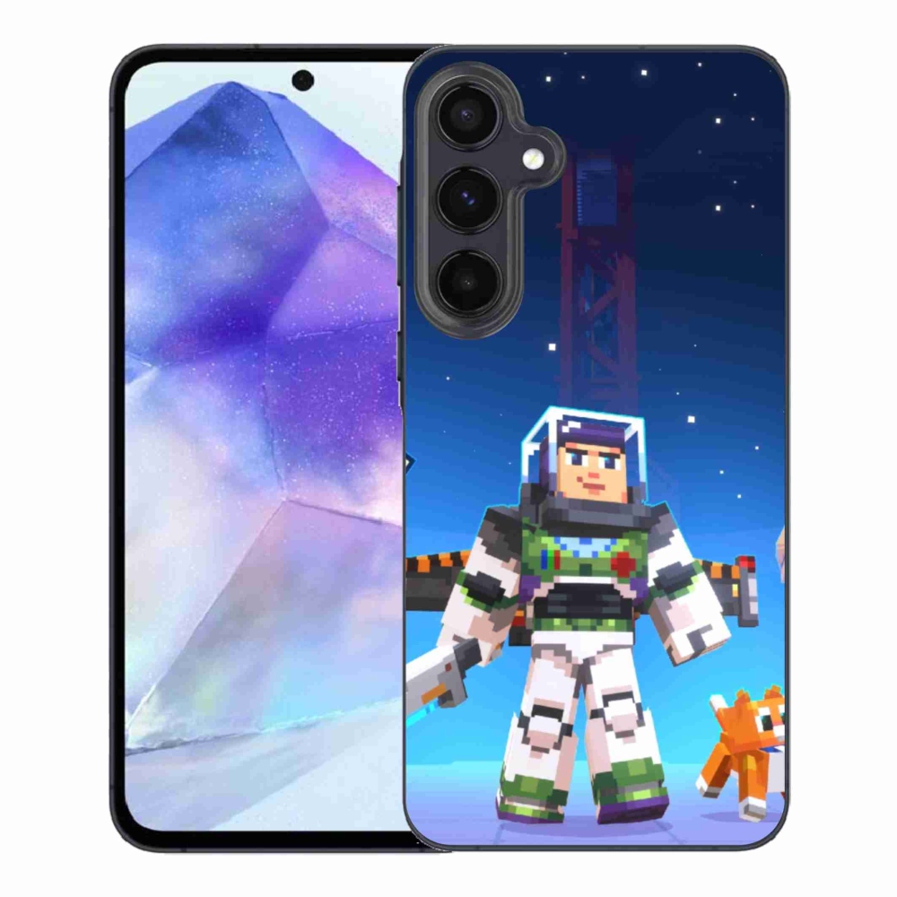 Gelový kryt mmCase na Samsung Galaxy A55 5G - minecraft 2