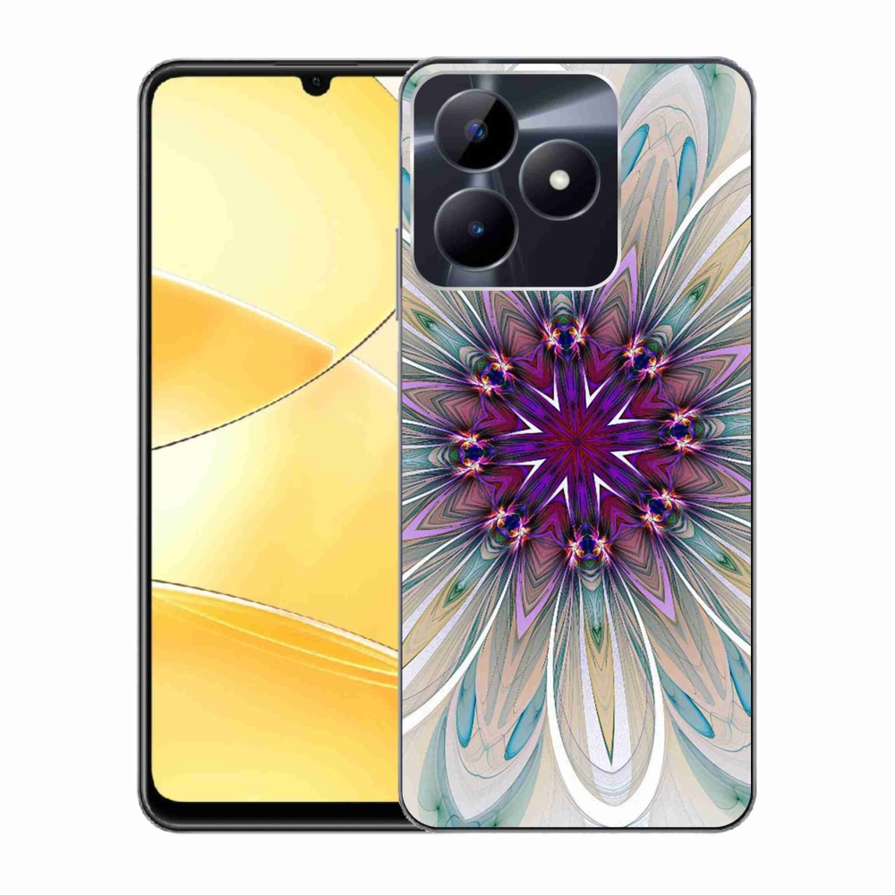 Gelový kryt mmCase na Realme C51/C53 - abstrakt 10