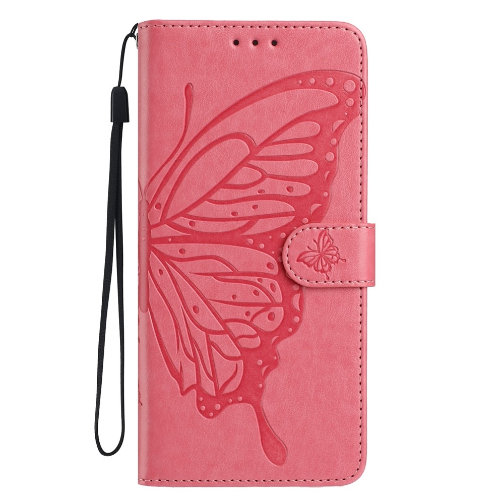 Floral Butterfly knížkové pouzdro na Xiaomi 15T Pro - rose