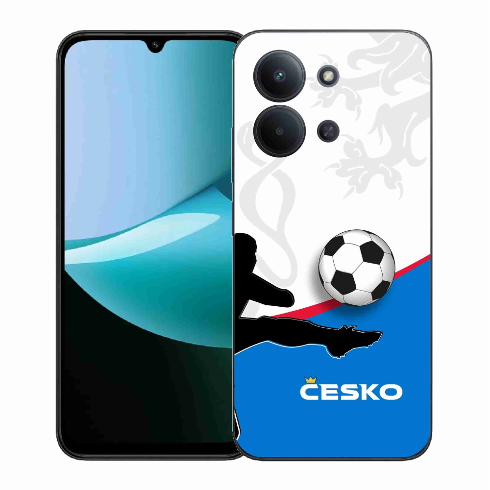 Gelový kryt mmCase na Xiaomi Redmi 15C 4G (171mm)/Poco C85 4G (171mm) - fotbal Česko 3