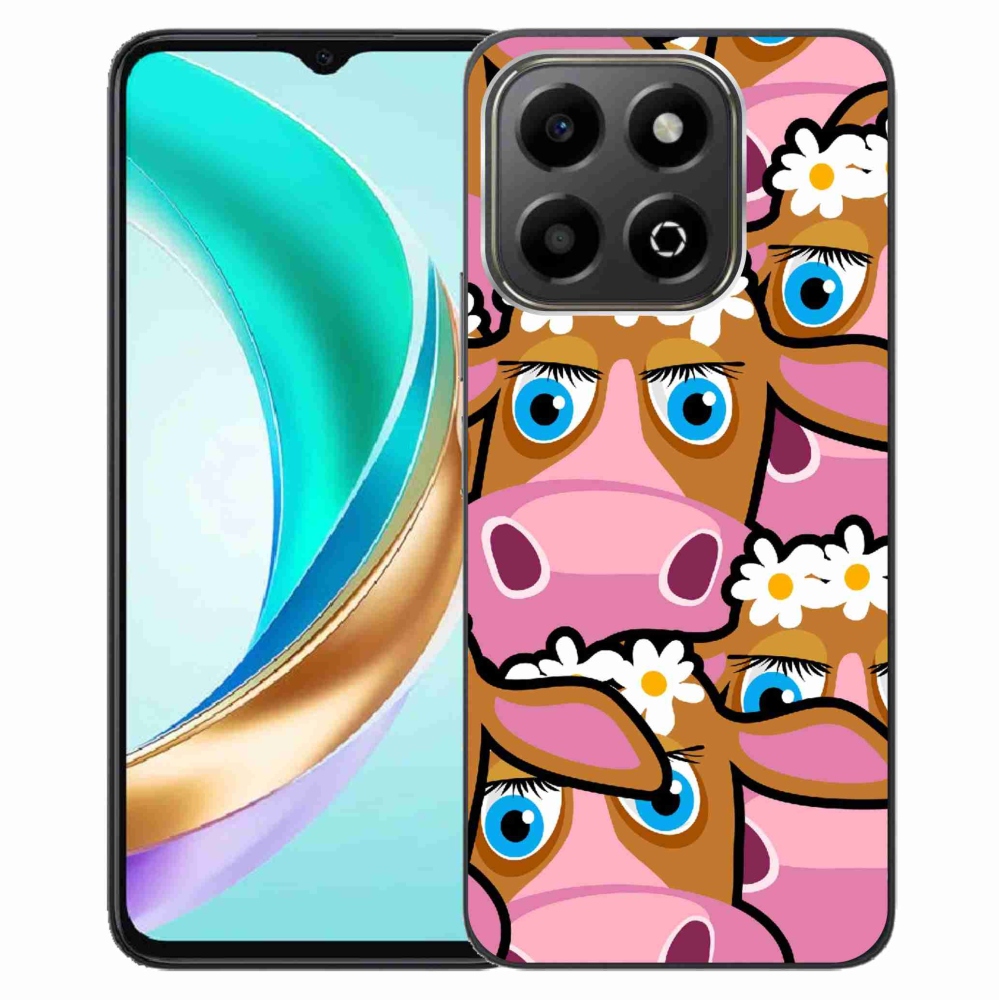 Gelový kryt mmCase na Honor X6b - kreslené kravičky