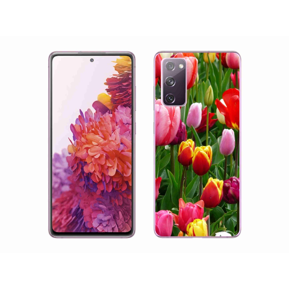 Gelový kryt mmCase na Samsung Galaxy S20 FE - tulipány