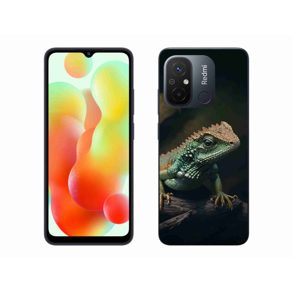 Gelový kryt mmCase na Xiaomi Redmi 12C - ještěr