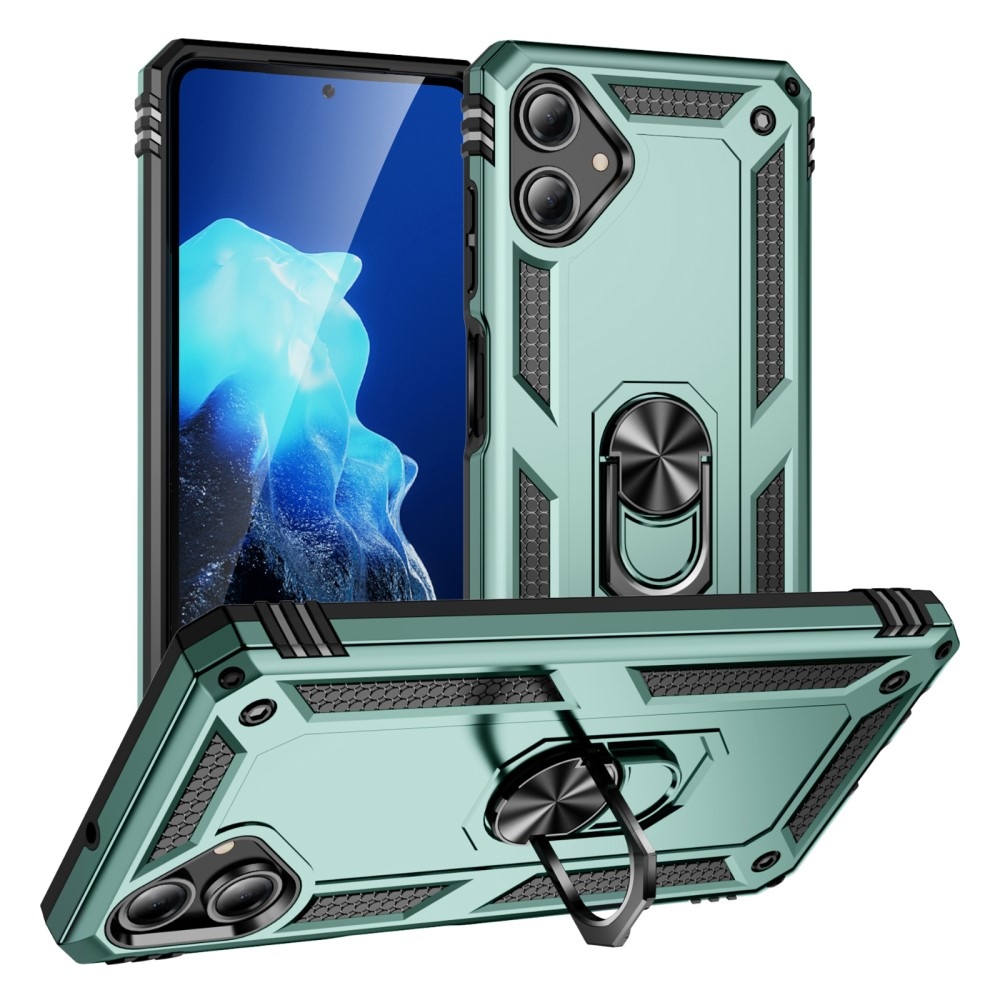 Rings odolný kryt na Samsung Galaxy A06 4G - zelený